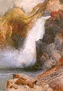 Moran, Thomas Upper Falls, Yellowstone oil on canvas